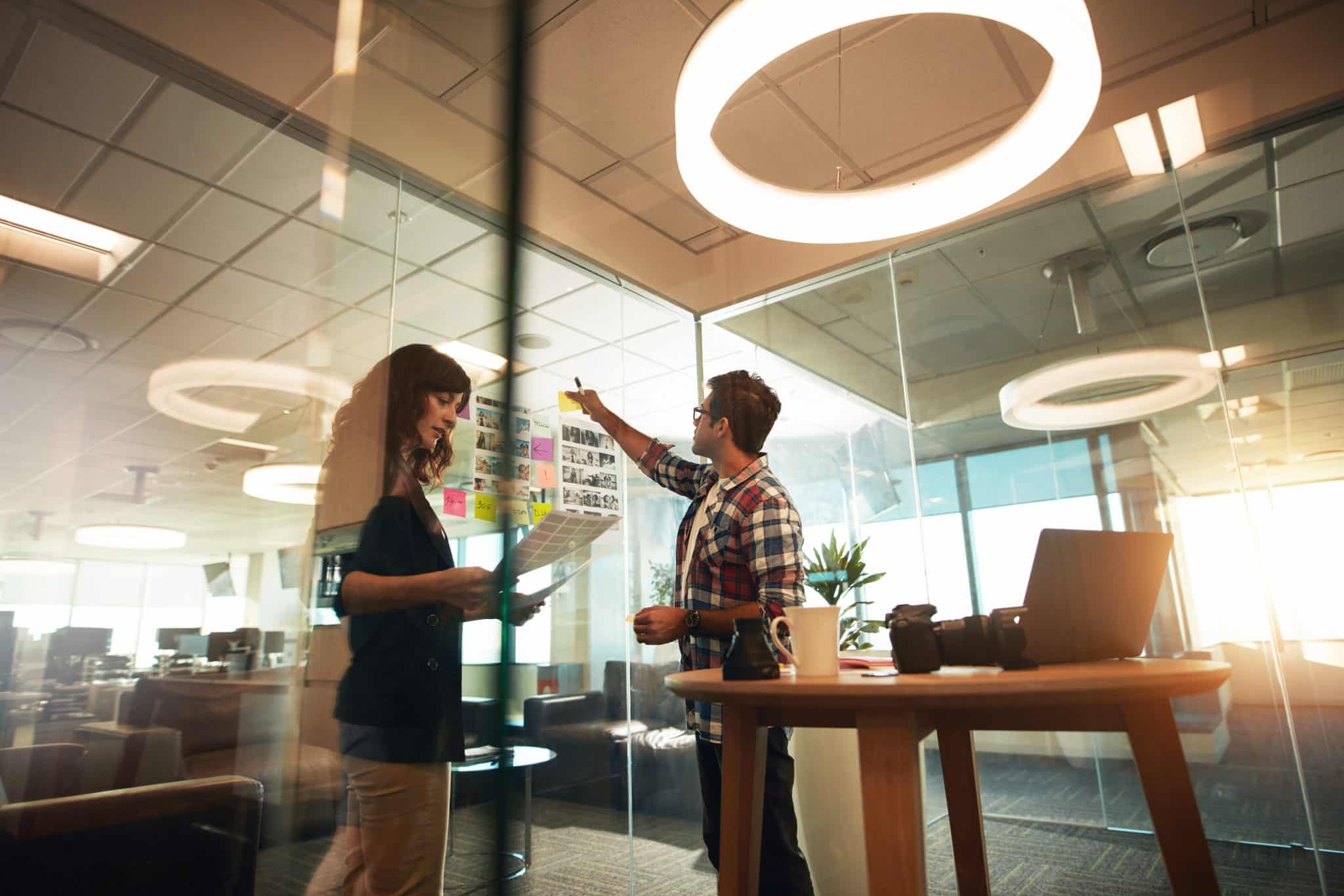 Young designers working together in office
